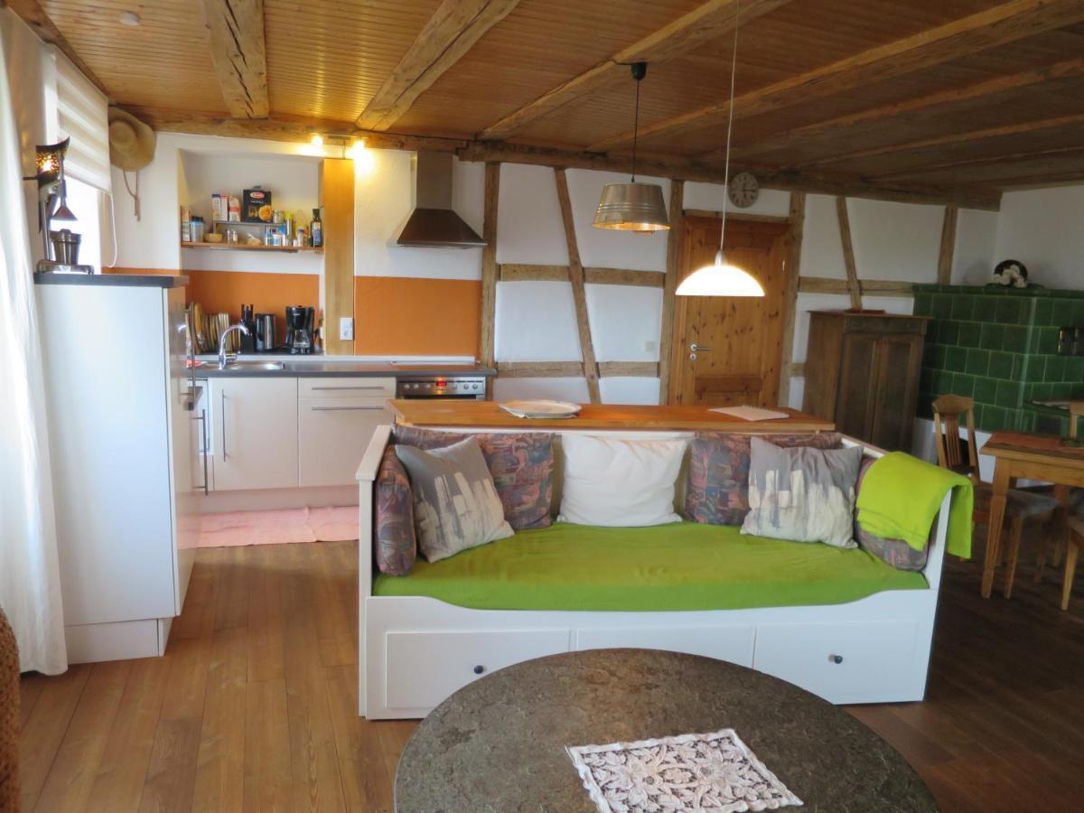 Alpaka-Ferien Appartement Wiechs am Randen Buitenkant foto