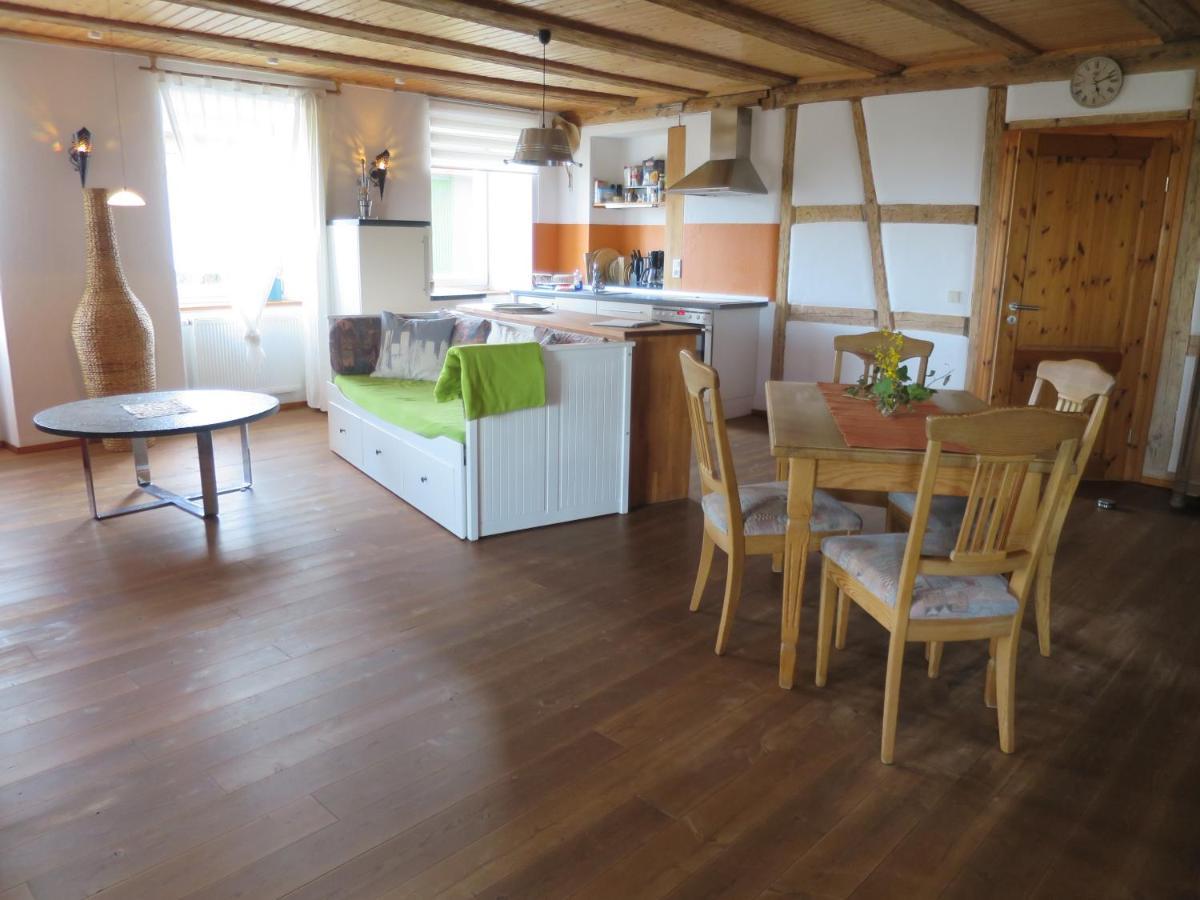 Alpaka-Ferien Appartement Wiechs am Randen Buitenkant foto