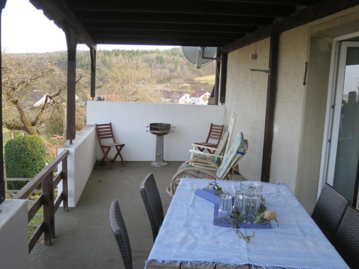 Alpaka-Ferien Appartement Wiechs am Randen Buitenkant foto