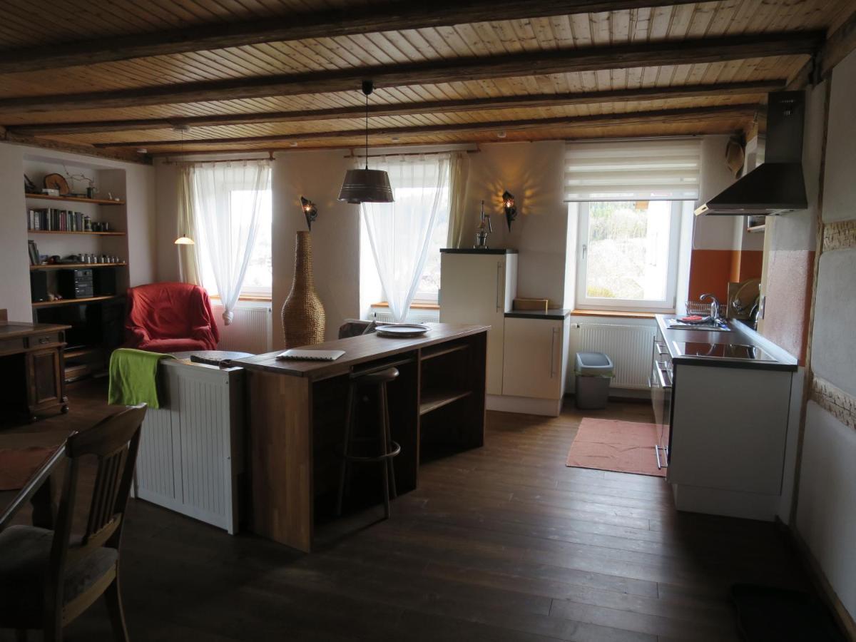 Alpaka-Ferien Appartement Wiechs am Randen Buitenkant foto